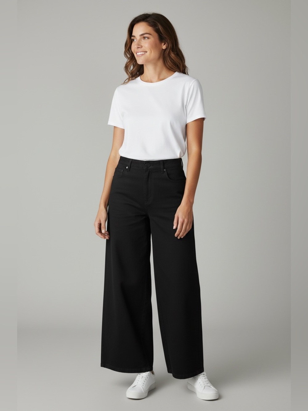 Zara Black Boot-Cut and Flare Pants